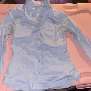 blue dress shirt